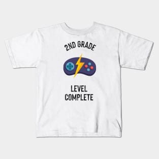 2020 2nd Grade Graduation Gamer Graduation Gifts cut Kids T-Shirt